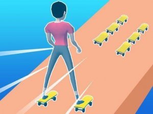 Skyboard Rush: Obstacle Runner