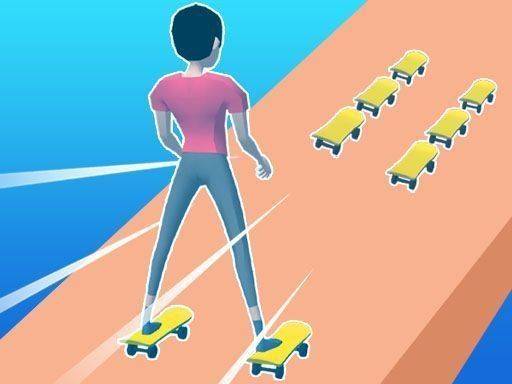 Skyboard Rush: Obstacle Runner