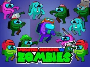 Impostor Survivor vs Zombies: Hero Defense Game