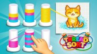 Colorful Cross-Stitch Sorting Game