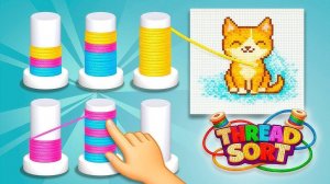 Colorful Cross-Stitch Sorting Game
