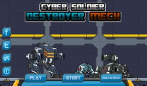 Cyber Soldier Destroyer Mech Online Game